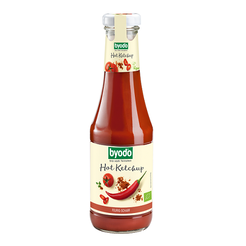 BYODO Ketchup pomidorowy pikantny bezglutenowy (500ml) - BIO