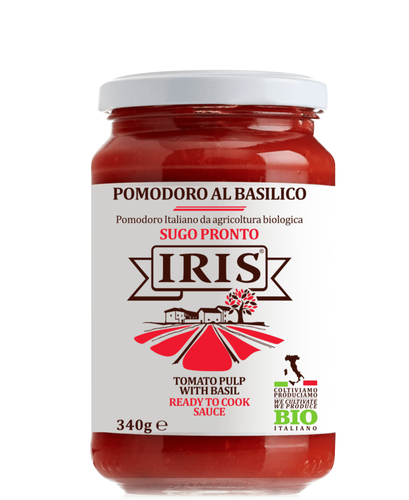 IRIS Sos pomidorowy z bazylią (340g) - BIO