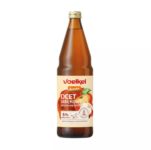 VOELKEL Ocet jabłkowy ekologiczny 5% (750ml) - BIO