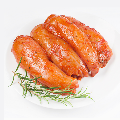 **POLSKIE EKO ZAGRODY Kurczak filet grill (marynata paprykowa) (500g) [na wagę] - BIO (dostępność: śr.)