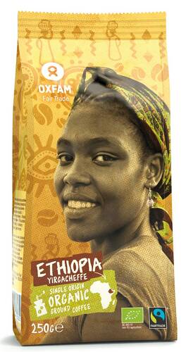 OXFAM Kawa mielona arabica 100 % Yirgacheffe Etiopia (250 g) -  BIO Fair Trade