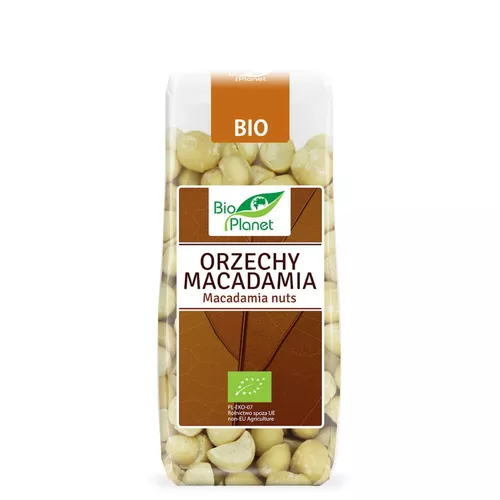 BIO PLANET Orzechy macadamia ekologiczne (200g) - BIO