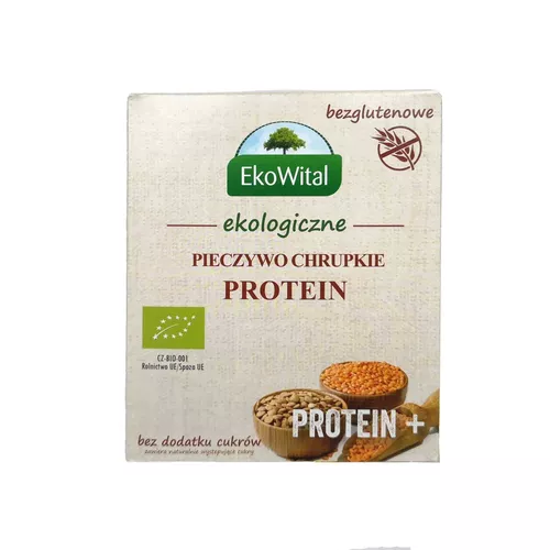 EKOWITAL Pieczywo chrupkie proteinowe, bezglutenowe BIO (100g) - EKOWITAL