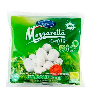 *FRANCIA Mozzarella ekologiczna (250g) [12 kulek] - BIO