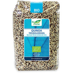 BIO PLANET Quinoa trójkolorowa ekologiczna 1kg - BIO
