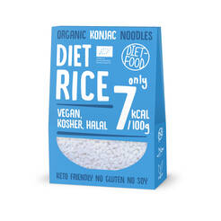 DIET-FOOD Makaron shirataki rice (Konjac Noodles) (300g) - BIO