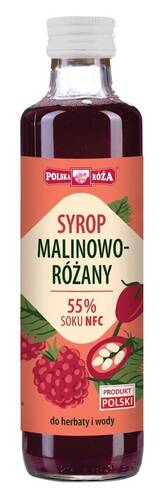 POLSKA RÓŻA Syrop malinowo-różany (250 ml)