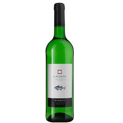 (18+) Wino białe Il Ponte Bianco - wytrawne 0,75l - BIO