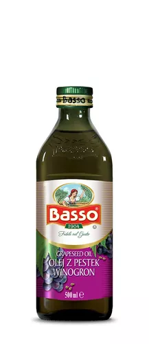 BASSO Olej z pestek winogron (500 ml)