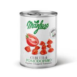 MANFUSO Pomidory w kawałkach (400g) - BIO