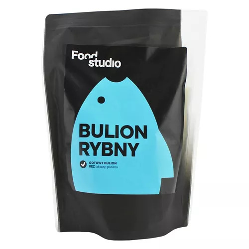 *FOOD STUDIO Bulion rybny w płynie bezglutenowy (350 ml) 