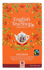 ENGLISH TEA SHOP Herbatka Rooibos (20x2g) - BIO FAIR TRADE