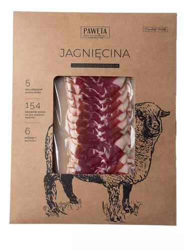 *PAWĘTA Jagnięcina dojrzewająca plastry (50 g) 