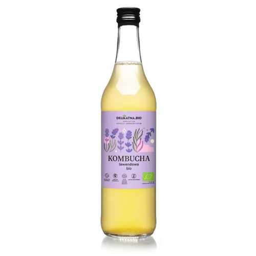 *DELIKATNA Kombucha lawendowa (500ml) - BIO