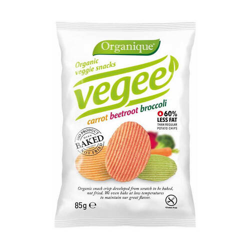 ORGANIQUE Chipsy warzywne wegetariańskie bezglutenowe (85g) - BIO