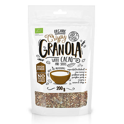 DIET-FOOD Granola z kakao (200g) - BIO