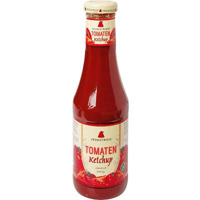ZWERGENWIESE Ketchup pomidorowy łagodny bezglutenowy (500ml) - BIO
