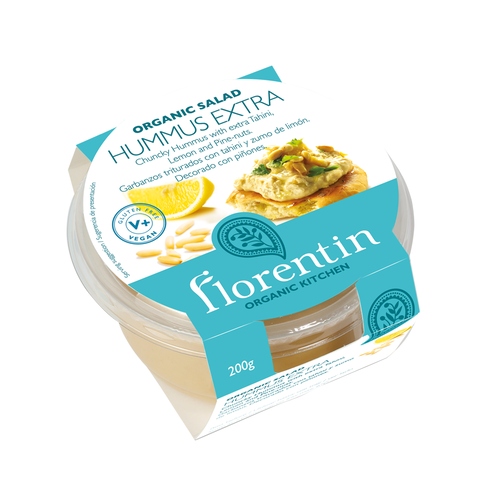 *FLORENTIN Hummus z kolendrą i cytryną, ekologiczny, bezglutenowy (170g) - BIO
