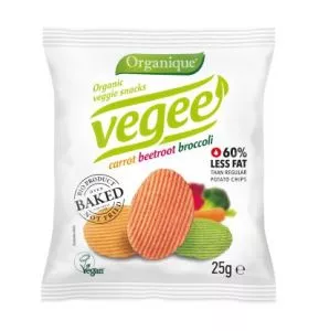 CIBI Chipsy Vegee warzywne bezglutenowe (25g) - BIO  