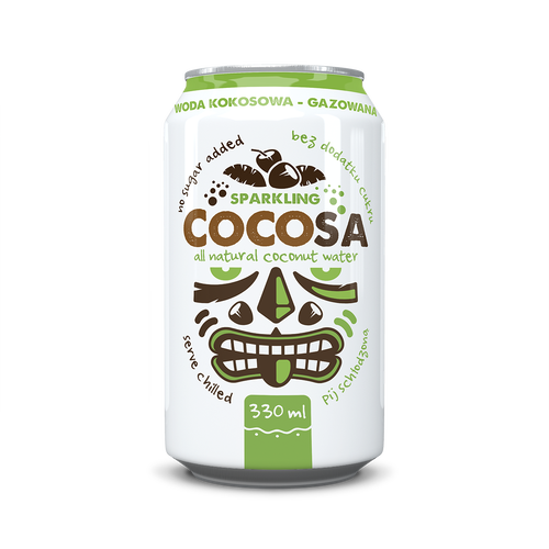 DIET-FOOD COCOSA woda kokosowa gazowana (330 ml)