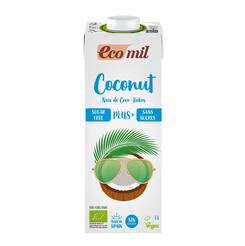 ECOMIL Napój kokosowy bez cukru z algami, bezglutenowy (wcześniej z wapniem) (1l) - BIO