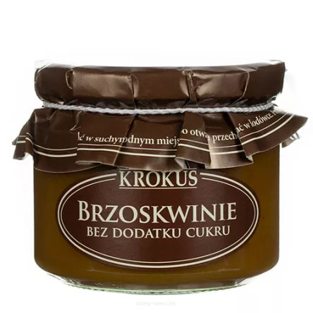 KROKUS Powidła brzoskwiniowe bez dodatku cukru (310 g)