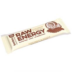 BOMBUS Baton Raw Energy kokos - kakao bezglutenowy (50g)