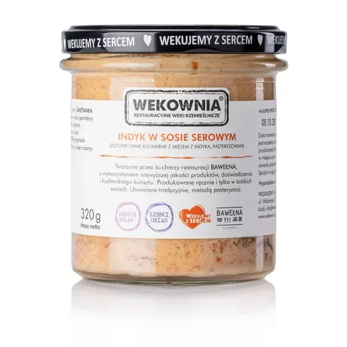 WEKOWNIA Indyk w sosie serowym (320g)