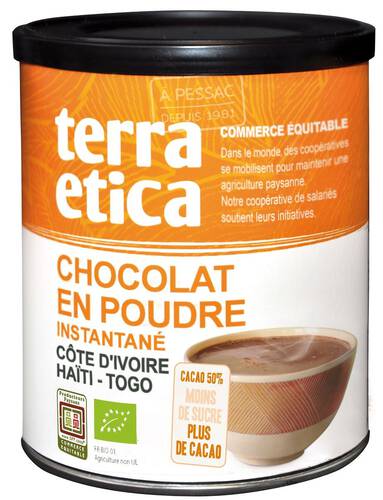 TERRA ETICA Czekolada do picia z 50 % kakao (425 g) - BIO Fair Trade