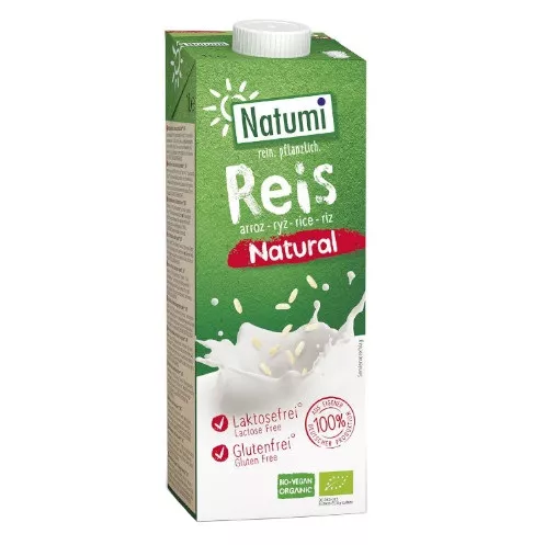 NATUMI Napój ryżowy naturalny bezglutenowy, bez laktozy (1l) - BIO