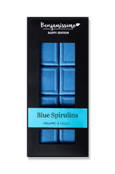 BENJAMISSIMO Czekolada wegańska Happy Edition niebieska spirulina (60g) - BIO