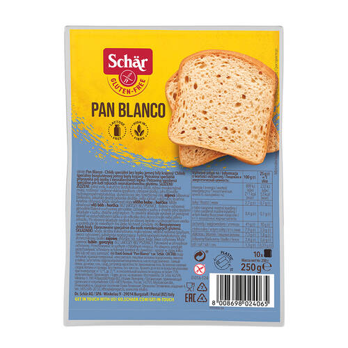 SCHAR Chleb bezglutenowy biały - Pan Blanco (250g)