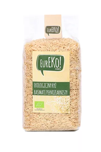 EUREKO Ryż basmati pełnoziarnisty BIO 500 g - BIO