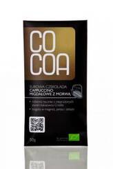 COCOA Czekolada surowa cappuccino migdałowe z morwą (50g) - BIO