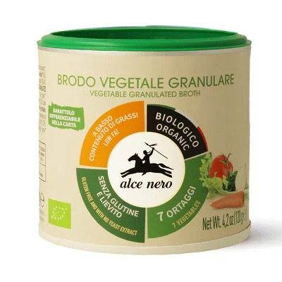 ALCE NERO Bulion w proszku wegetariański (120g) - BIO