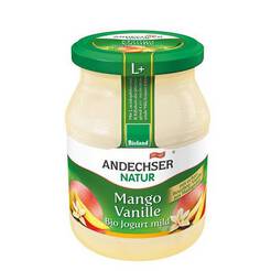 *ANDECHSER Jogurt mango-wanilia 3,7% tł. BIO (500g) - ANDECHSER