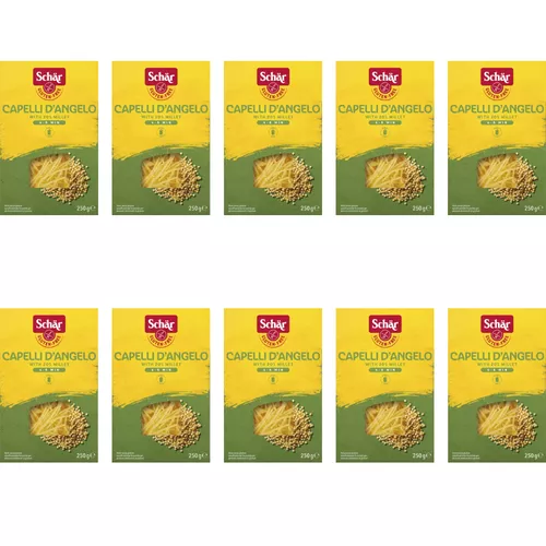 10x SCHAR Makaron nitki bezglutenowy - Capelli Di Angelo (250g) (zbiorcze) 