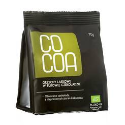 COCOA Orzechy laskowe w surowej czekoladzie (70g) - BIO