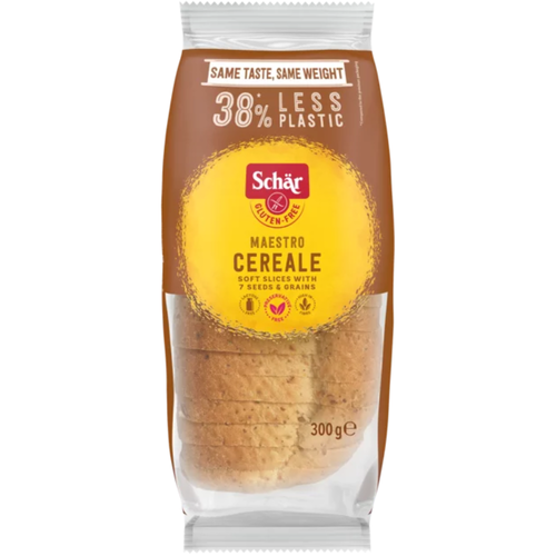 SCHAR Chleb wieloziarnisty bezglutenowy, bez laktozy - Maestro Cereale (300g)