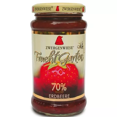 ZWERGENWIESE Mus truskawkowy [bez cukru] (225g) - BIO