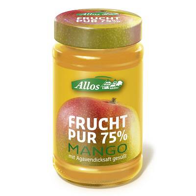 ALLOS Mus z mango 75% owoców (250g) - BIO