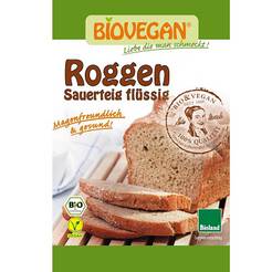 BIOVEGAN Zakwas chlebowy żytni w płynie, bez laktozy (150g) - BIO