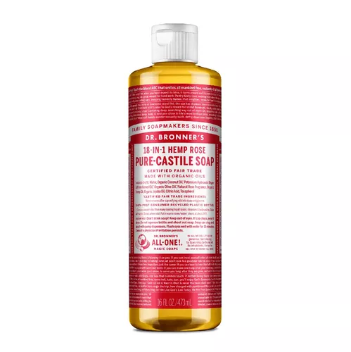 DR.BRONNER'S Mydło w płynie różane (475ml) - BIO