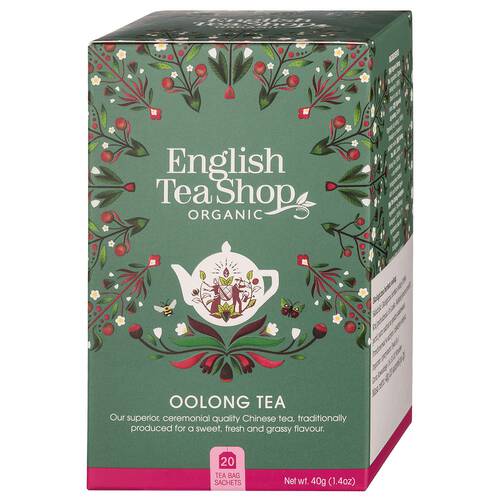 (Opakowanie zbiorcze) ENGLISH TEA SHOP Herbata Oolong (6x20 saszetek) - BIO