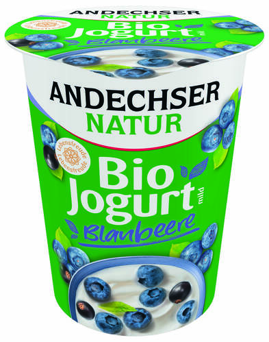 *ANDECHSER Jogurt borówkowy 3,8% tłuszczu (400 g) - BIO