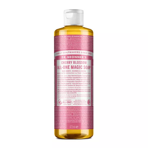 DR.BRONNER'S Mydło w płynie kwiat wiśni (475ml) - BIO