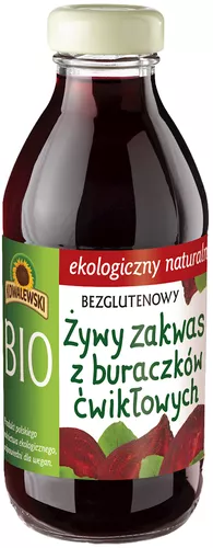 *KOWALEWSKI Żywy zakwas z buraków bezglutenowy (320 ml) - BIO