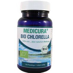 MEDICURA Chlorella w pastylkach (glony) (150szt/60g) - BIO