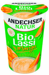 *ANDECHSER Jogurt pitny Lassi mango 3,5% tłuszczu (250g) - BIO