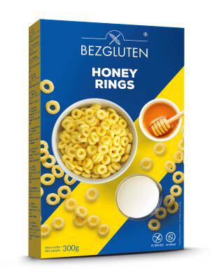 BEZGLUTEN Kółka miodowe Honey Rings bezglutenowe (300g)